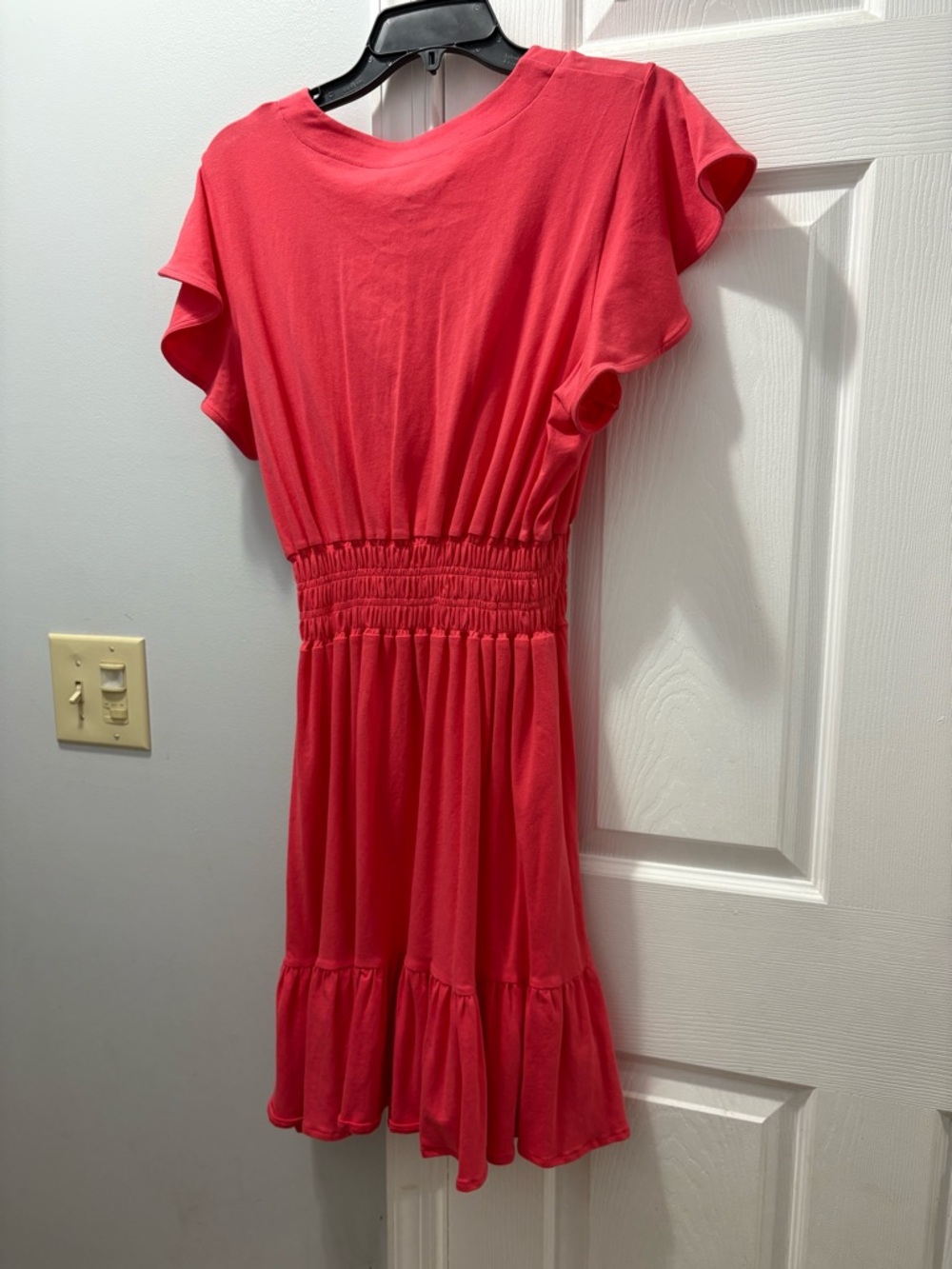 Duffield Lane The Leona Dress In Watermelon Size Large - Picture 3 of 5